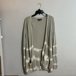 Belle Light green tie-dye cardigan